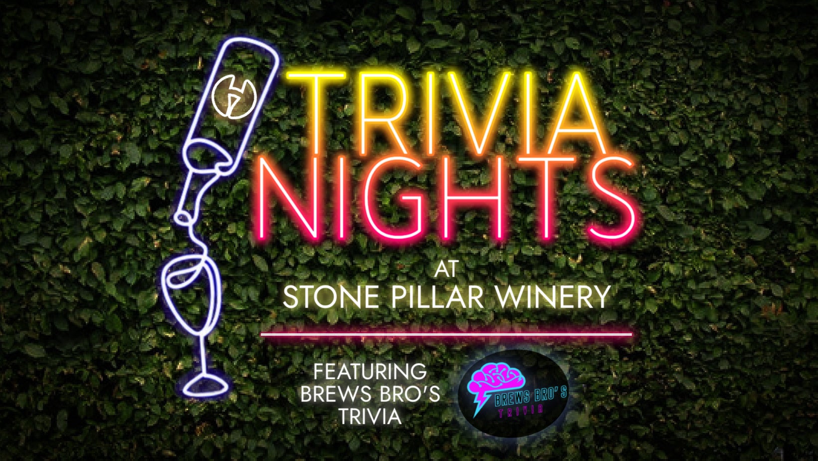 July 25th 2024 // Trivia Night with Brews Bro's Trivia STONE PILLAR